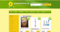 Desktop Screenshot of jasomzdravie.sk